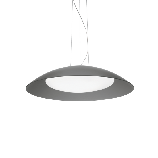  Ideal Lux Lena 066592 SP3 D64 Grigio Φωτιστικό Κρεμαστό Μοντέρνο Γκρι