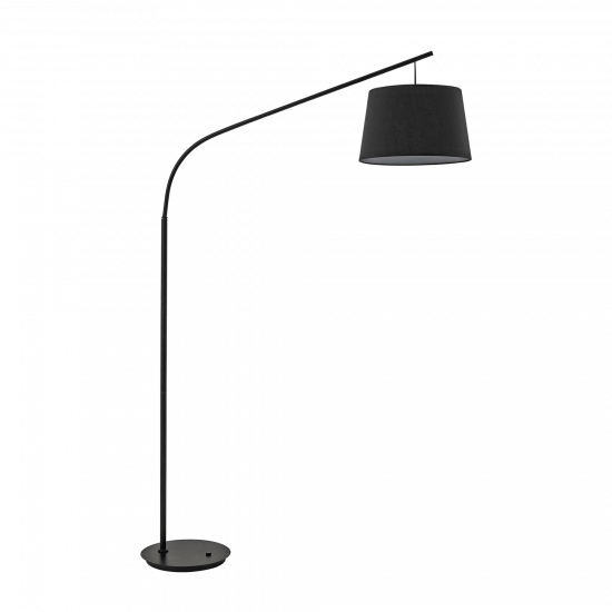 Ideal Lux Daddy 110363 PT1 Nero Φωτιστικό Δαπέδου Μοντέρνο Μαύρο Ματ