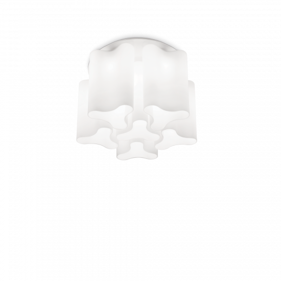 Ideal Lux Compo 125503 PL6 Bianco Φωτιστικό Οροφής Μοντέρνο Λευκό Ματ