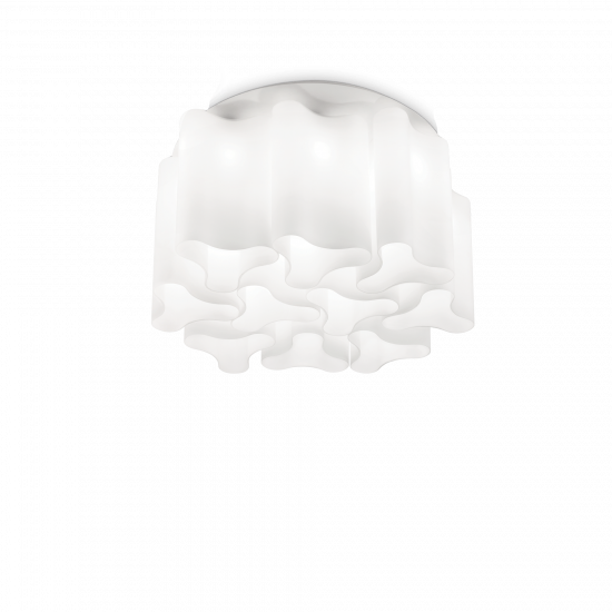 Ideal Lux Compo 125510 PL10 Bianco Φωτιστικό Οροφής Μοντέρνο Λευκό Ματ