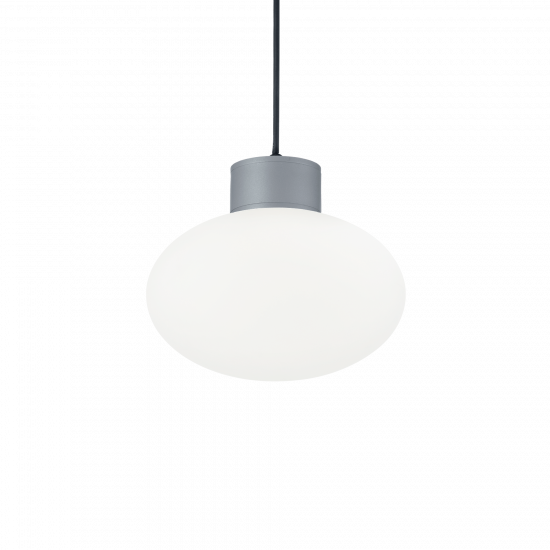 Ideal Lux Clio 144238 MSP1 Grigio Φωτιστικό Εξωτερικού Χώρου Κρεμαστό Γκρι Ματ 