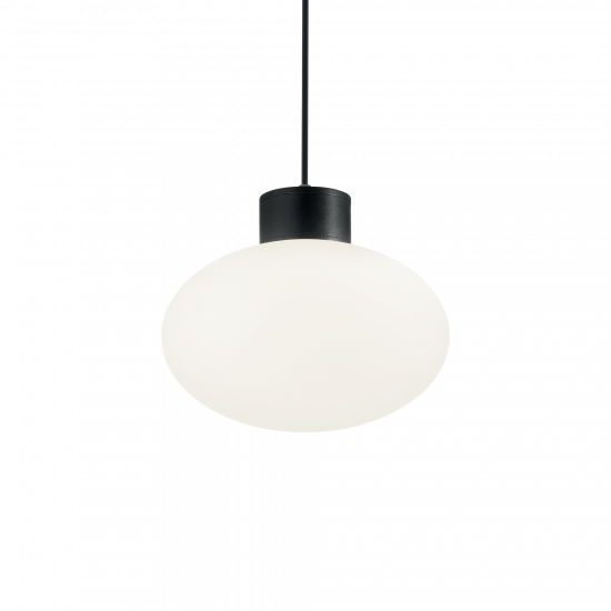 Ideal Lux Clio 144245 MSP1 Nero Φωτιστικό Εξωτερικού Χώρου Κρεμαστό Μαύρο Ματ 