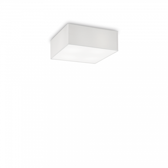 Ideal Lux Ritz 152875 PL4 D40 Φωτιστικό Οροφής Μοντέρνο Λευκό Με Ύφασμα