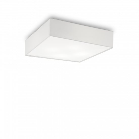 Ideal Lux Ritz 152912 PL4 D60 Φωτιστικό Οροφής Μοντέρνο Λευκό Με Ύφασμα