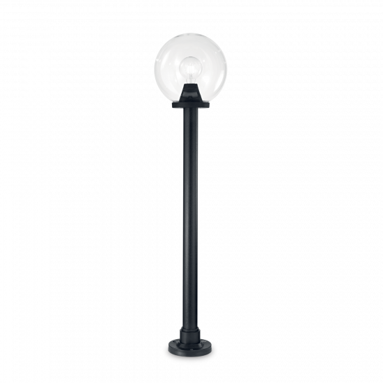 Ideal Lux Classic Globe 187532 PT1 Big Trasparente Φωτιστικό Εξωτερικού Χώρου Εδάφους Μαύρο 