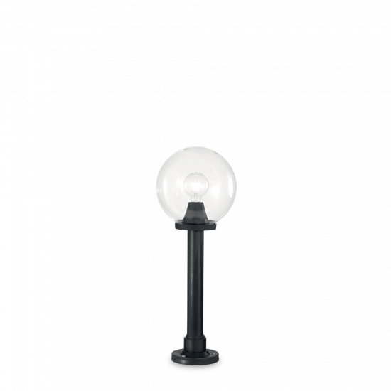 Ideal Lux Classic Globe 187556 PT1 Small Trasparente Φωτιστικό Εξωτερικού Χώρου Εδάφους Μαύρο 