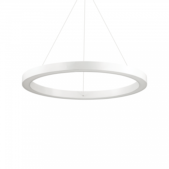 Ideal Lux Oracle 211381 D70 Round Bianco Φωτιστικό Κρεμαστό Στρογγυλό Μοντέρνο Λευκό Ματ 