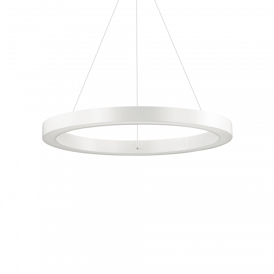 Ideal Lux Oracle 211398 D60 Round Bianco Φωτιστικό Κρεμαστό Στρογγυλό Μοντέρνο Λευκό Ματ 