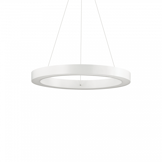 Ideal Lux Oracle 211404 D50 Round Bianco Φωτιστικό Κρεμαστό Στρογγυλό Μοντέρνο Λευκό Ματ 