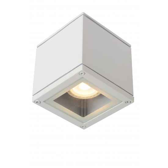 Lucide AVEN 22963/01/31Προβολέας οροφής Square Gu10 / 50W IP-65 Λευκός