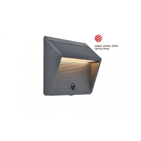 LUTEC LINKO 6912301335 Απλίκα Εξωτερικού Χώρου Ανθρακί