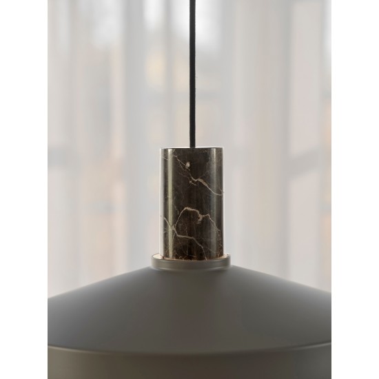 Nordlux ELVAS 2512013018 Κρεμαστό φωτιστικό οροφής 1xE27/60W/230V διάμετρου 37,5 cm καφέ