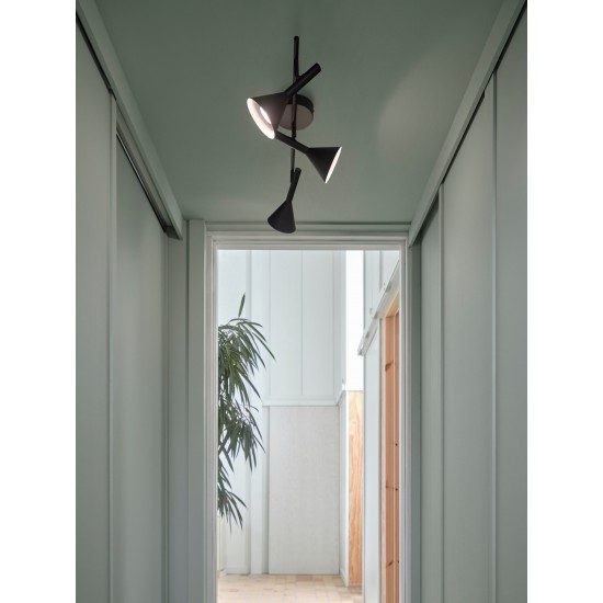 Nordlux Kelvis 2612706003 Οροφής φωτιστικό 3xGU10/12W/230V μαύρο