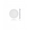 UNIVERSE ΦΩΤΙΣΤΙΚΟ LED SLIM ΧΩΝΕΥΤΟ Φ225 18W 4000K 1620lm 120° AC85-265V ΑΛΟΥΜΙΝΙΟΥ ΛΕΥΚΟ