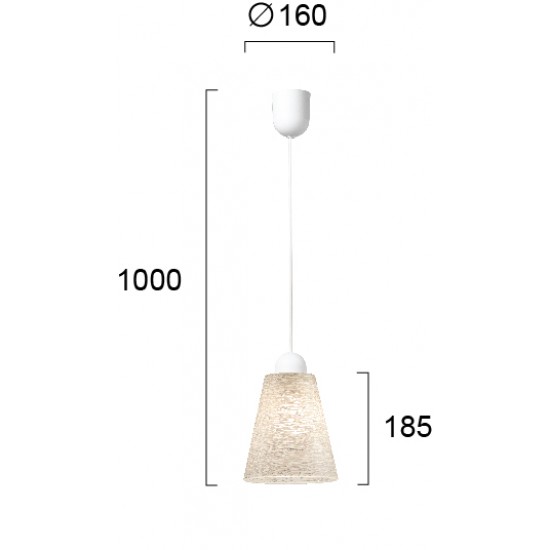 Viokef Juliet 3099701 Μονόφωτο Τοπέ 