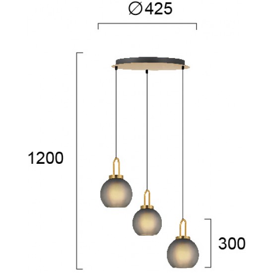 Viokef Doria 4249700 Πολύφωτο 