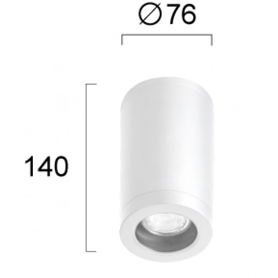 Viokef Melinda 4256801 Σποτ Οροφής Λευκό 
