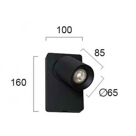 Viokef Steven 4261001 Απλίκα Μαύρη 
