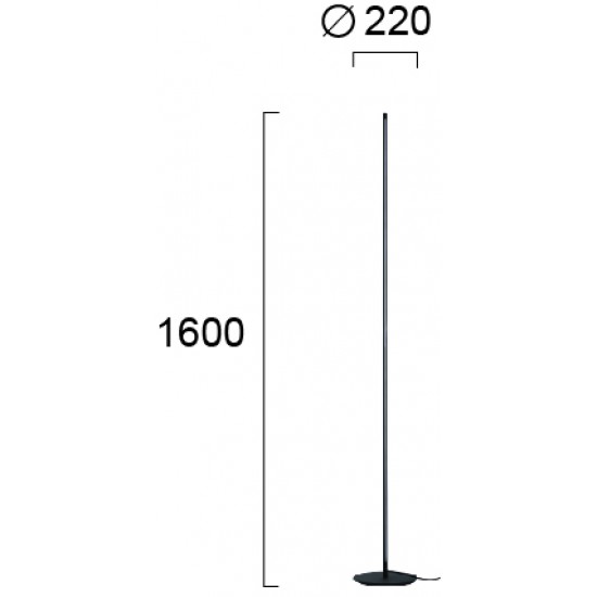 Viokef Speed 4272800 Φωτιστικό Δαπέδου