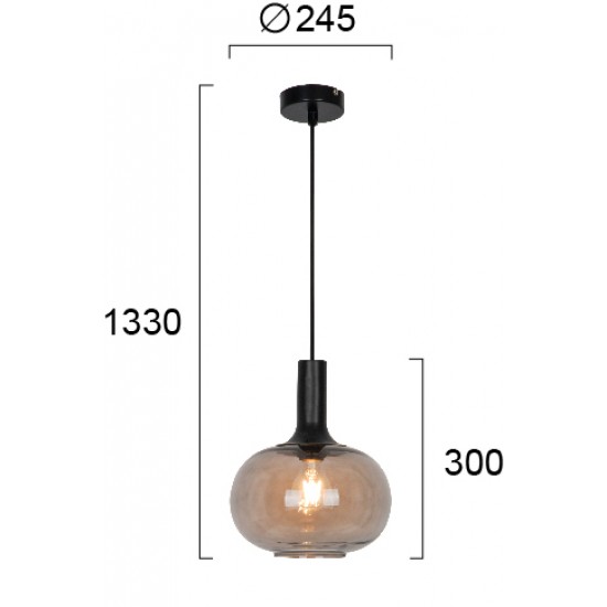 Viokef Convex 4278000 Μονόφωτο Φυμέ D250