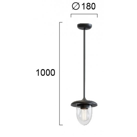 Viokef Merlin 4284700 Μονόφωτο Kήπου 