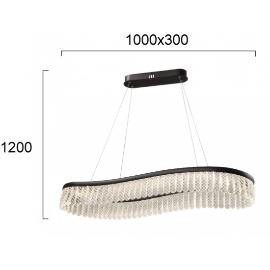 Viokef  Crystal 4291700 Κρεμαστό Φωτιστικό 