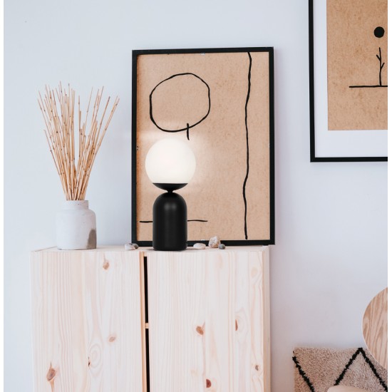 Viokef Erietta 4296200 Φωτιστικό Επιτραπέζιο Μαύρο 