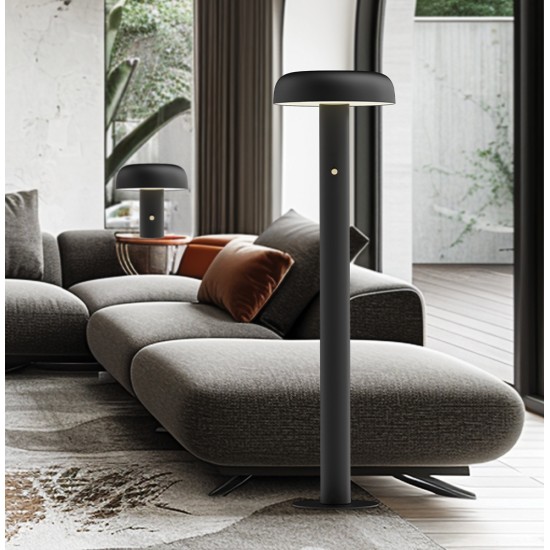 Viokef Deva 4326501 Φωτιστικό Δαπέδου Μαύρο 