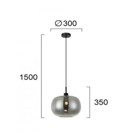 Viokef Alan 4302900 Μονόφωτο Φυμέ 