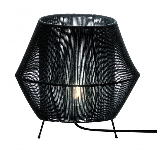 Viokef ZAIRA 4214201 Επιτραπέζιο φωτιστικό "κορδόνι" σε μαύρο χρώμα.