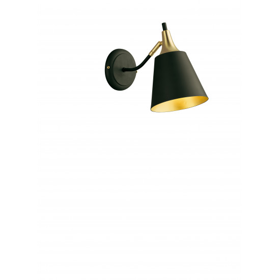Viokef MENTA 4241601 Απλίκα Μεταλλική σε μαύρο με χρυσό.