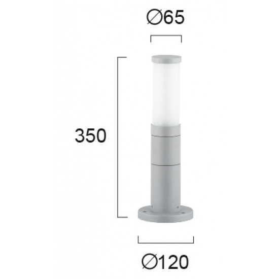 Viokef CAVO 4036900 Στήλος Κήπου Γκρί H350
