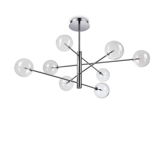 Ideal Lux Equinox sp8 275178 Φωτιστικό Κρεμαστό Χρώμιο