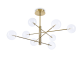 Ideal Lux Equinox sp8 275215 Φωτιστικό Κρεμαστό Χρυσό