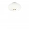 Ideal Lux Arizona 214504 PL3 Φωτιστικό Οροφής Μοντέρνο Λευκό Με Ανάγλυφες Ρίγες