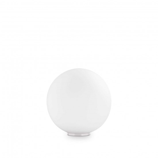 Ideal Lux Mapa Bianco 009155 TL1 D20 Φωτιστικό Επιτραπέζιο Μοντέρνο Λευκό 
