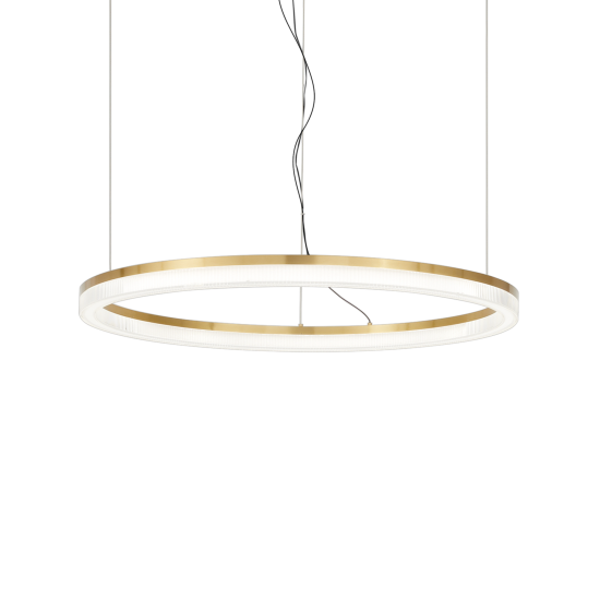 Ideal Lux Crown sp d80 314921 Κρεμαστό Μεταλικό Φωτιστικό Οροφής (Χρυσό)