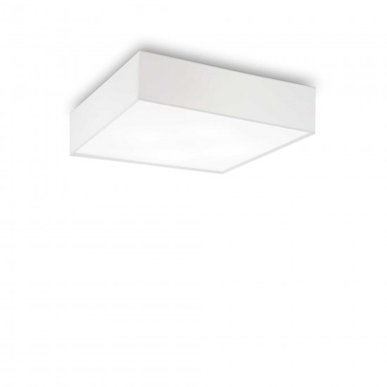 Ideal Lux Ritz 152912 PL4 D60 Φωτιστικό Οροφής Μοντέρνο Λευκό Με Ύφασμα