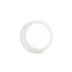 Ideal Lux Universal 138602 18W Round Bianco Φωτιστικό Οροφής Στρογγυλό Μοντέρνο Λευκό Ματ LED 