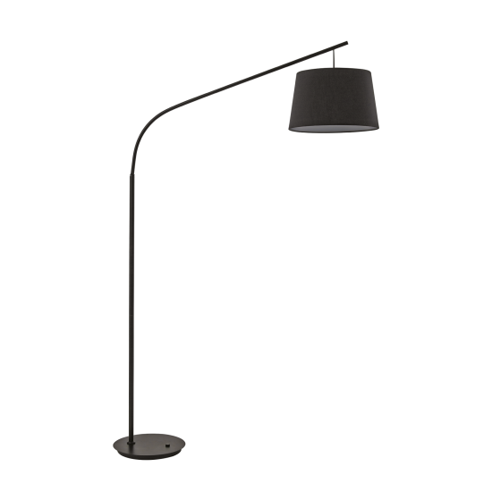 Ideal Lux Daddy 110363 PT1 Nero Φωτιστικό Δαπέδου Μοντέρνο Μαύρο Ματ