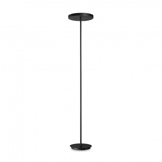 Ideal Lux Colonna 177205 PT4 Nero Φωτιστικό Δαπέδου Μοντέρνο Μαύρο Ματ