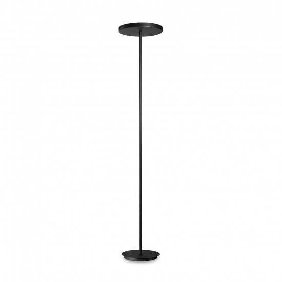 Ideal Lux Colonna 177205 PT4 Nero Φωτιστικό Δαπέδου Μοντέρνο Μαύρο Ματ