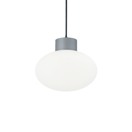 Ideal Lux Clio 144238 MSP1 Grigio Φωτιστικό Εξωτερικού Χώρου Κρεμαστό Γκρι Ματ 