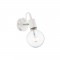 Ideal Lux Edison 138374 AP1 Bianco Φωτιστικό Τοίχου Απλίκα  Μοντέρνο Λευκό Ματ 