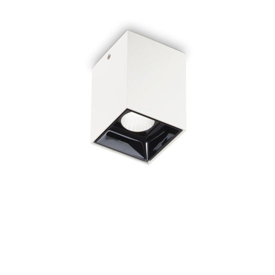 Ideal Lux Nitro 206035 Τετράγωνο Spot Οροφής Αλουμινίου Λευκό 5.5x5.5