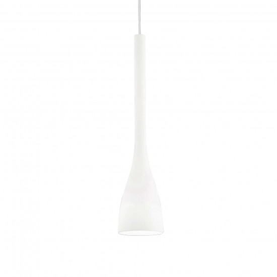 Ideal Lux Flut 035666 SP1 Big Bianco Φωτιστικό Κρεμαστό Μοντέρνο Λευκό