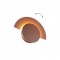 Viokef Sunrise 4352901 Φωτιστικό Τοίχου Καφέ