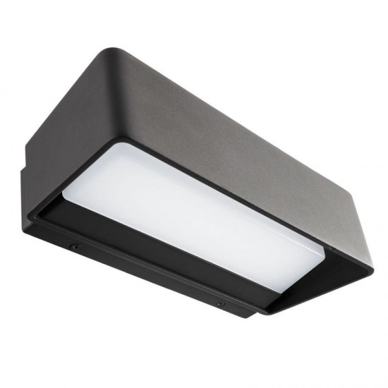 Viokef Edison 4255500 Απλίκα Αλουμινίου Led σε Ανθρακί με PC 